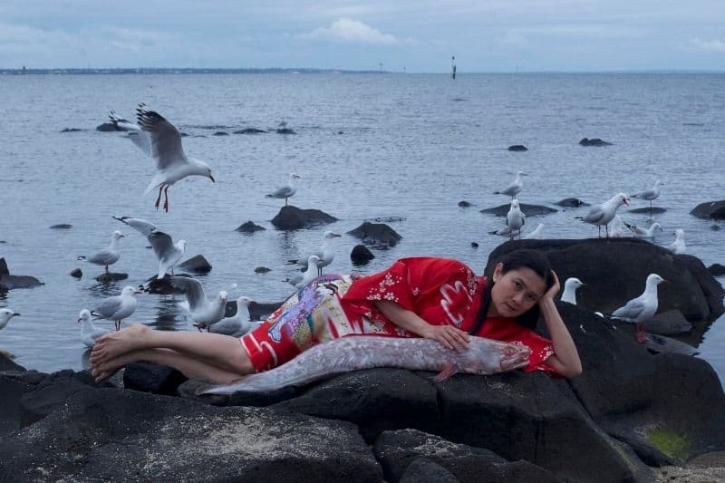 Ma Ei and Naung Yoe performing at Brunswick Music Festival 2026